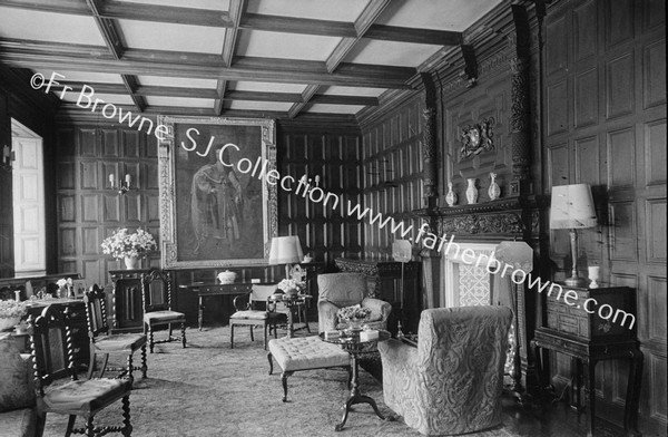 MALLOW CASTLE THE DRAWING ROOM  WITHOUT LIGHTS